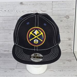 New Era Denver Nuggets Black & Blue Snapback Cap